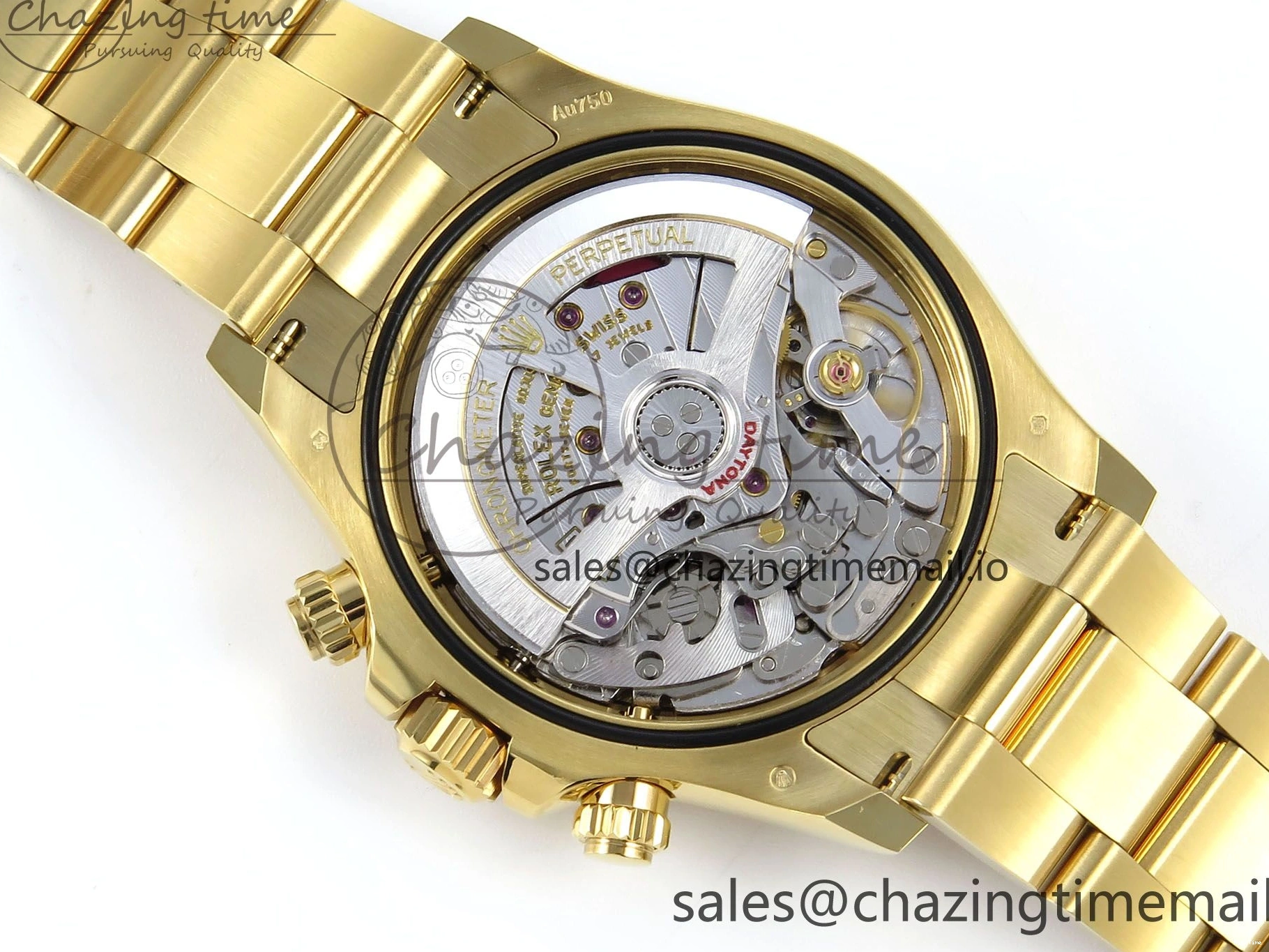 MiroTime 0305 TimelessDesign Daytona 126508 APSF 1:1 Best Edition Black Dial on YG Braclet SH 742